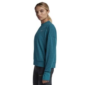 Nike Running Women's Cropped Style Sweatshirt Teal Color Size Medium